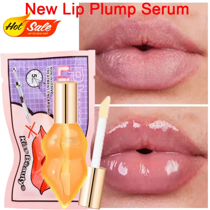 99 Mall Offer 1-Piece Portable Lip Plumper – Ginger & Mint Infused Lip Care Serum for Fuller, Softer, and Hydrated Lips By 99 Stores