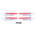 4 x Blades S107 S107G Gyro Remote Control Helicopter Repair RED. 