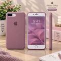 Apple iPhone 7 Plus / 7+ / iPhone 8 Plus / 8+ (Same Size)  Liquid Silicone Soft Cover Case | Microfiber Inside. 
