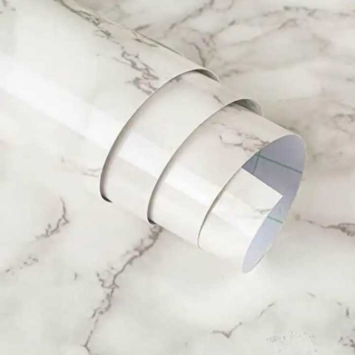 5M*60CM Kitchen Marble Sticker Oil Proof Waterproof Paper Back splash Sticker Roll Stove Cabinet Liner Decor Self Adhesive Wallpapers
