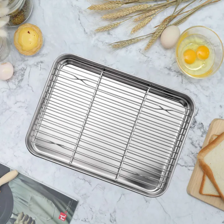 OUMERY%2010%20Inch%20Toaster%20Oven%20Tray%20and%20Rack%20Set,%20Small%20Stainless%20Steel%20Baking%20Pan%20with%20Cooling%20Rack,Dishwasher%20Safe%20Baking%20Sheet%20-%20Image%207