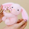 Creative Romantic Rose Bear Plush Toy with Floral Blanket Soft Holding Flowers Bear Doll Sweet Cute Bouquet Rabbit Doll Girl Gift. 