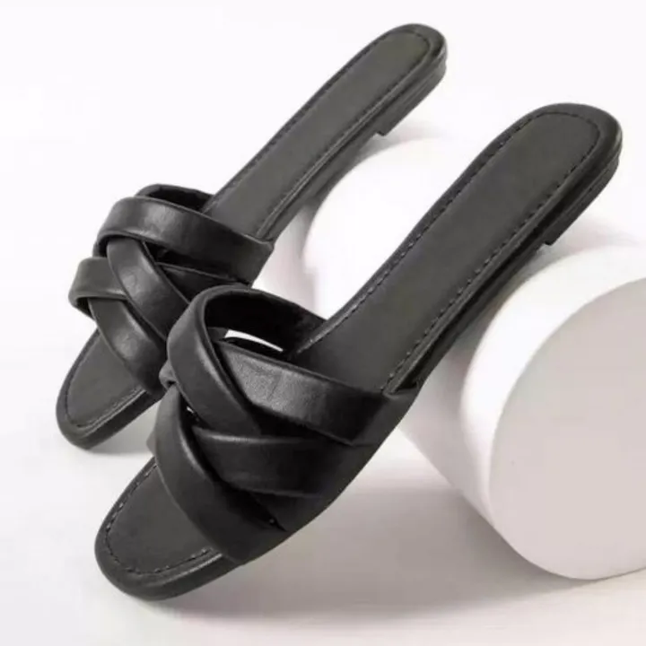 Women's%20Flat%20Strap%20Design%20Sandals%20Summer%20Open%20Toe%20Casual%20Comfortable%20Footwear%20-%20Image%202