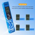 TDS Meter for Water Testing | TDS Tester 3-in-1 | TDS Temperature and EC Meter | Ultra High Accuracy Water Quality Meter | ppm Meter for Drinking Water, Aquariums & etc. 