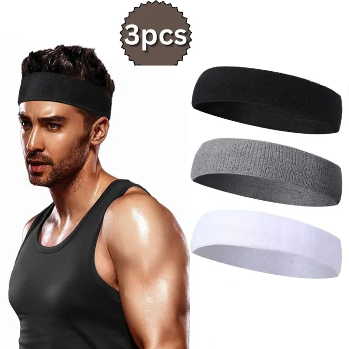 3Pcs/Set%20Fashion%20Moisture%20Wicking%20Sports%20Headband%20Sweat%20Absorbing%20Solid%20Color%20Gym%20Sweatband%20Elastic%20Running%20Headband%20Cycling%20-%20Image%203