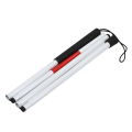 fasdaga 5X Visually Impaired Crutch Cane Blind Walking Stick Walker Aluminium Easy Folding. 