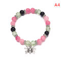 【Pocket king VOX 】Spider Love Beaded Couple Bracelets For Women Men Romantic Heart Magnetic Matching Bracelet Jewelry Mzea. 