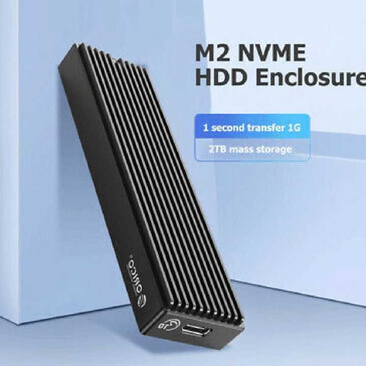 Orico M2Pv-C3 M.2 Nvme Ssd Enclosure (Not For Sata Ssd) Usb 3.1 Type C Gen 2 10Gbps External Ssd Enclosure Adapter