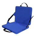Outdoor Square Chair Cushion Stadium Cushion Beach Chair with Backrest Camping Hiking. 