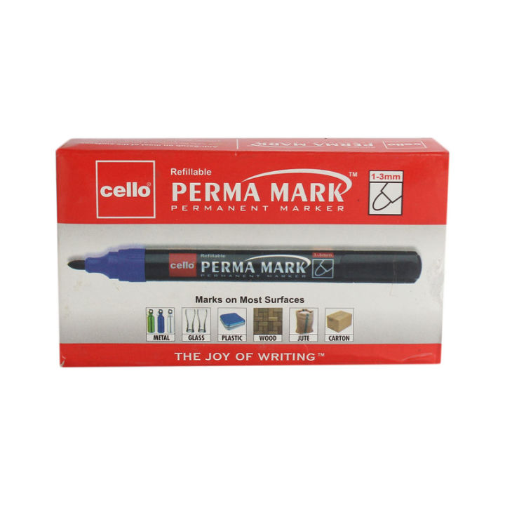 Cello%20Red%20Refillable%20Perma%20Mark%20Permanent%20Marker%20-%20Image%204