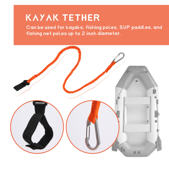 Adjustable%20Paddle/%20Fishing%20Rod/%20Leash%20with%20Carabiner%20for%20Kayak%20Gear%20Accessories%20Safety%20Lanyard,2Pcs%20-%20Image%204