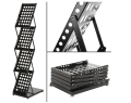Metal Catalogue Stand, Magazine Stand,Portable Brochure Stand Black, Floor, Hanging Shelves, Standard for Exhibition - Near Me. 