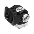 Hot Shoe Adjustable Monitor Holder Mount Camera Tilt 180 Degree with Cold Shoe Mount and Tripod Head. 