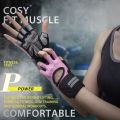 Weight Lifting Gloves with Wrist Straps. 