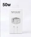 50W / 25W / 20W Fast Charger USB-C to Lightning Cable | Genuine Three-Pin Power Adapter for i-Phone X to 14 Pro Max | Safe & Rapid Charging. 