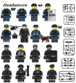 HaohuishopLuxury Gift Toys Army Lego Education Building Blocks Soldier Fifty percent discount Pieces 16 Pack Mini Figures SWAT Series Kids Toys. 