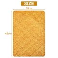 NAMUNY Pack of 3, Natural Seagrass Place Mat, 17.7inch x 12inch, Hand-Woven Rectangular Rattan Placemats. 