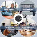 Desktop USB Conference Microphone Speaker 360° Omnidirectional PC Computer Condenser Mic Mute Function for Laptop. 