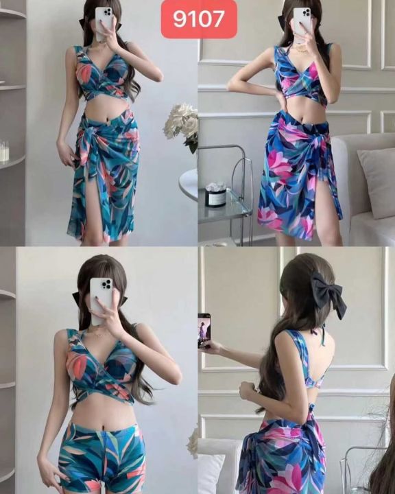 3%20in%201%20Bikini%20%20Swimsuit%20For%20Women%20Cover%20Up%20Summer%20Swimwear%20Fashion%20Beach%20Wear%20-%20Image%204