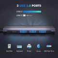 Ugreen 5 in1 USB-C To HDMI+3*USB 3.0 A+PD Power Converter. 