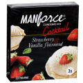 MANFORCE CONDOMS (STRAWBERRY+VANILLA) 3S. 