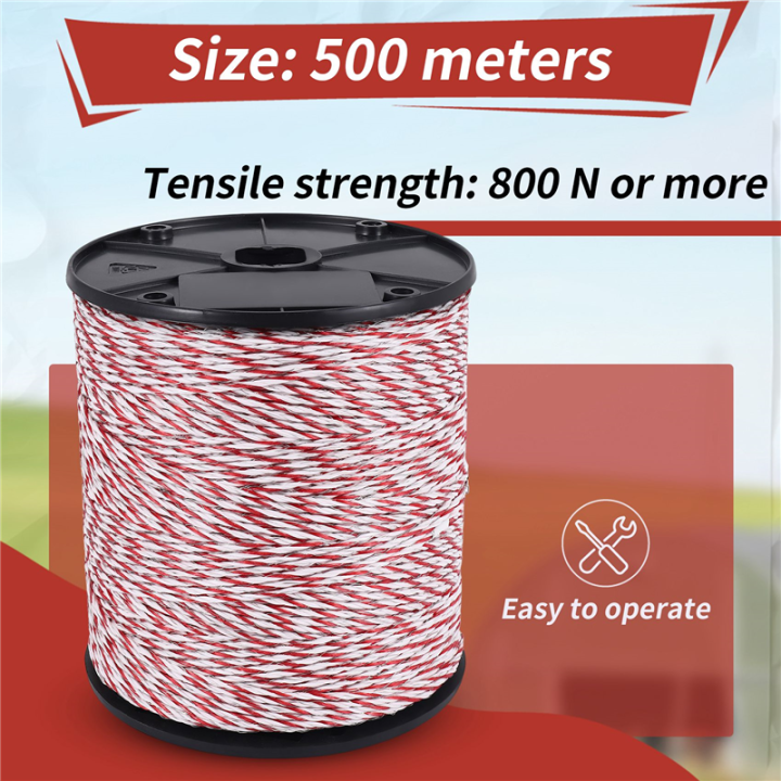 500M%20Electric%20Fence%20Electric%20Rope%20for%20Pig%20Horse%20Sheep%20Animal%20Fenc%20-%20Image%204