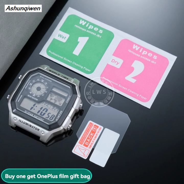 Ashunqiwen%20For%20Casio%20AE1200Wh%20AE-1200%20AE-1300%20AE1200%20AE-1200WHD%20Watch%20Film%202025%20New%20AE-1200WH/WHB-1A%20Mirror%20Screen%20Protector%20Film%20Transparent%20Film%20-%20Image%202