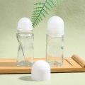 Clear Glass Roller Bottles 50ml Extra Large Roll On Perfume Oil Bottle Underarm Anti Sweat Gel Sample Test Essential Oil. 