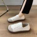 Sneakers Loafers Lace Up Leather Flat New Spring Ladies Casual Outdoor Travel and Walking Women Shoes. 