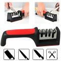 4 Stage Knife Sharpener Manual Kitchen Knife Sharpening Tool For All Knives. 