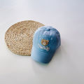 Korean version of TCDDY Bear Kids Baseball Hat Four Seasons Children's Soft Top Sun Hat 1-3 Year Old Baby Cap. 