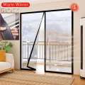 Magnetic transparent door curtain, air conditioning home kitchen anti oil plastic partition curtain. 