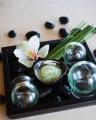 Relaxing Hot Stone Massage Therapy. 