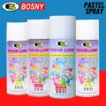 Spray Paint  Pastel Color -Pastel Rose P01 | Pastel Orange  P02 | Pastel Green P04 -400cc (Bosny). 