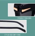 Sunglasses for Men & Women (UNISEX) - Simple Square Minimalist Style. 
