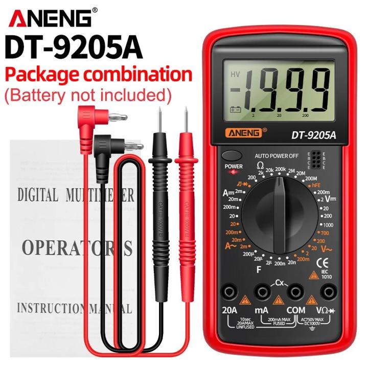 New%20style>New%20style%20DT9205A%20Range%20Auto%20Transistor/Professional%20Electrical%20ANENG%20Tester%20NCV%20True%20RMS%20Analog%20Digital%20Multimeter%20ACDC%20Voltage%20Multi%20Metro%20-%20Image%202