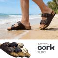 EVERESCO CORK SLIDES BROWN (CS1) | SLIPPERS FOR MEN | SLIPPERS FOR WOMEN. 