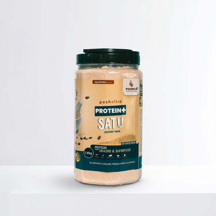 Poshilo's Protein+ satu 1.8 kg (Local Sattu)