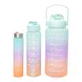 3in 1Water Bottles Lock Feature & Top Lid with Times Drink for Office/Home/Sports/outdoor. 