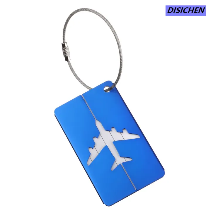 DISICHEN%20%E3%80%90Must-Have%20Gadgets%E3%80%91%20Reusable%20Metal%20Travel%20Luggage%20Tags%20Aluminium%20Suitcase%20Labels%20with%20Ropes%20Bag%20Tag%20Stainless%20Steel%20Loop%20Name%20ID%20Card%20for%20Suitcase%20-%20Image%202