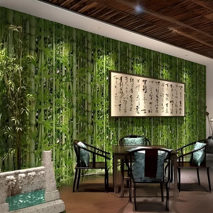 Bamboo Design Wallpaper - 21 Inch x 10 Mtr Roll | 21 Inch Attractive ...