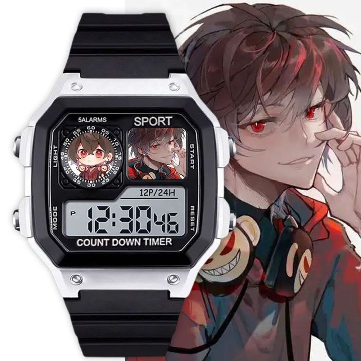 Jingfeng Mu Si Cheng Liu Hua Peripheral Watch Peripheral Small Square ...