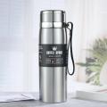 800ml Thermal Water Bottle Thermos Vacuum Flask Double Stainless Steel Coffee Tea Insulated Cup Leakage-proof for Office. 