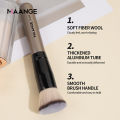 MAANGE 3pcs Essential Travel Makeup Brush Flat Foundation, Eyeshadow, Eyebrow Brush MAG51645. 