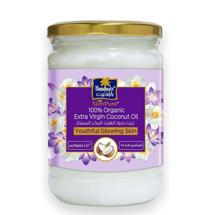 Parachute 100% Organic Extra Virgin Coconut Oil with Vitamin E 200 ml