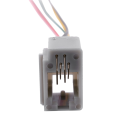 40 Pcs 616E 4P4C RJ9 Female Telephone Connector Adapter W 4 Wires 8cm. 