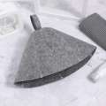 2 pcs Lightweight Steam Heat Insulation Spa Bathing Shower Hat Large Sauna Cap Felt Size. 