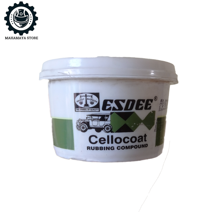 Esdee Cellocoat Rubbing Compound – Scratch Remover, Paint Restorer, Gloss Polish for Car and Bike