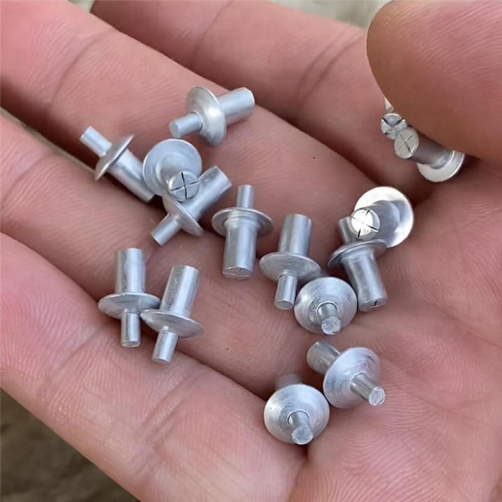 Round Head Solid Rivets Kit Knock Type Expansion Aluminum Rivets Dome ...