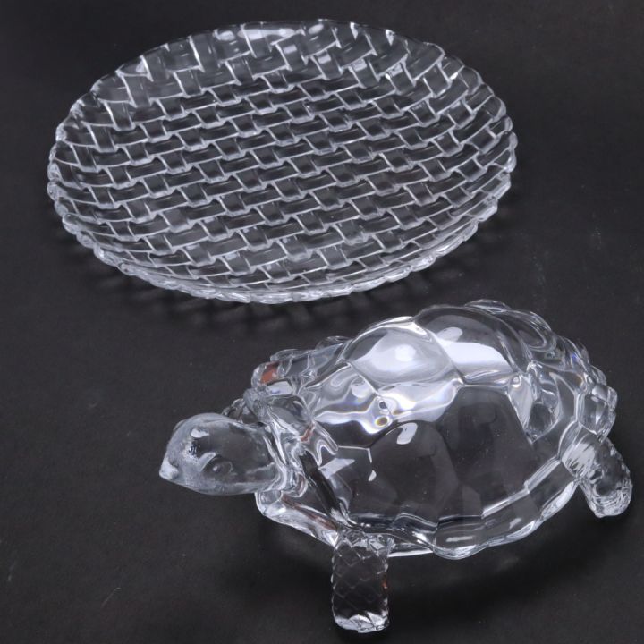 Big%20Size%20Good%20Luck%20Tortoise%20Turtle%20Statue,%20Crystal%20Glass%20Statue-%20White%20Clear%20With%20Plate%20-%20Image%204